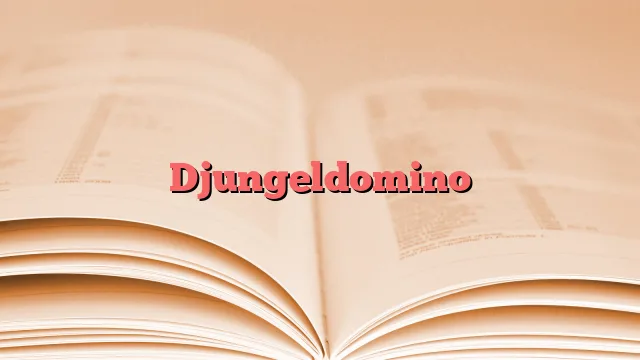 Djungeldomino