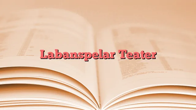 Labanspelar Teater