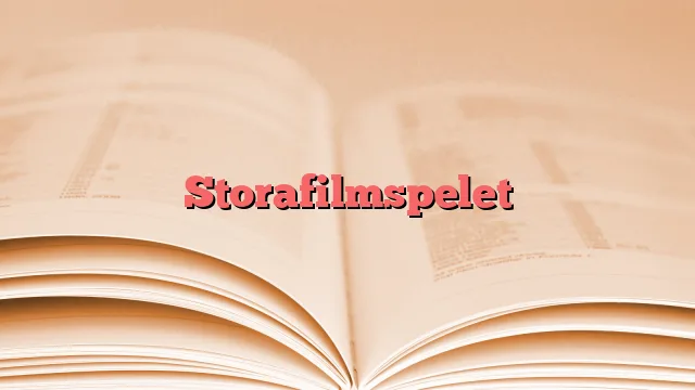 Storafilmspelet