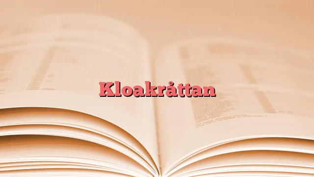 Kloakråttan