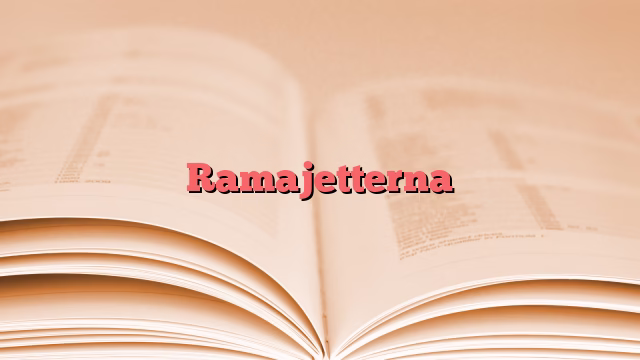 Ramajetterna