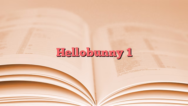 Hellobunny 1