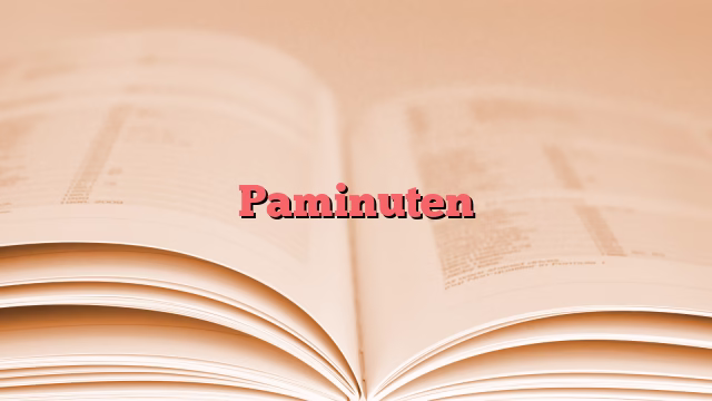 Paminuten