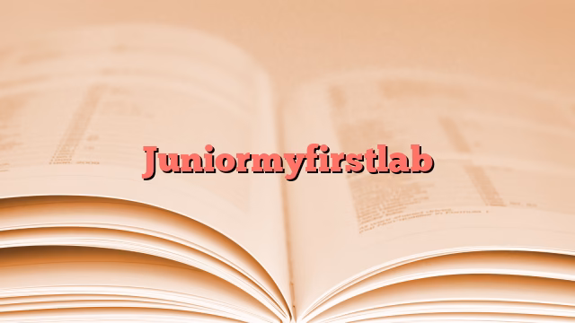 Juniormyfirstlab