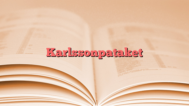 Karlssonpataket