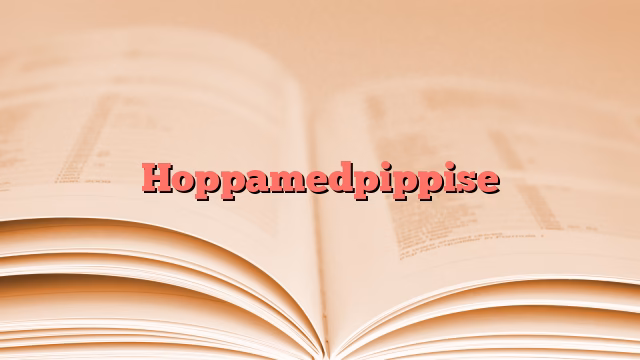 Hoppamedpippise