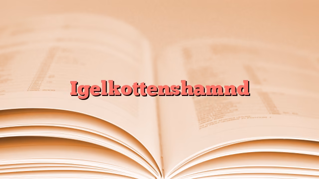 Igelkottenshamnd