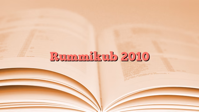 Rummikub 2010