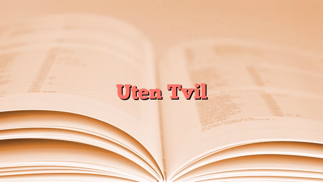 Uten Tvil